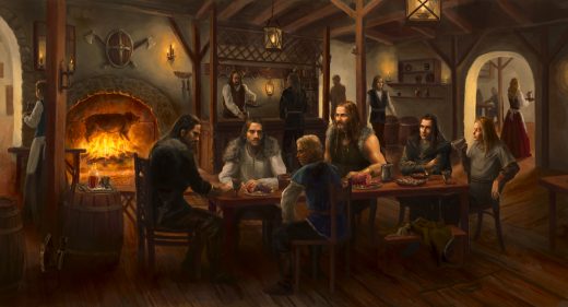 D&D plot hook starting adventure in a tavern