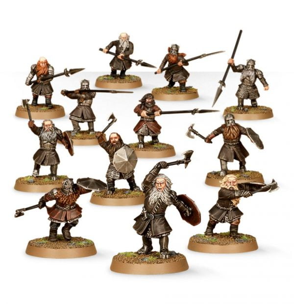 warriors of erebor used in dnd pathfinder miniatures