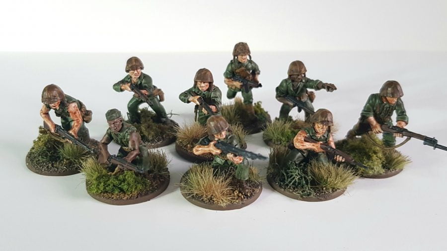 USMC painted and based