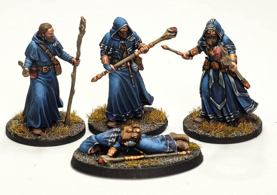 four-dnd-wizards-in-blue-robes